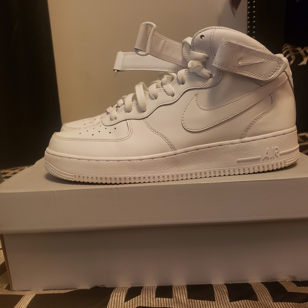 Nike Air Force One Men Size 10 White